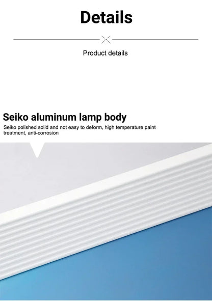 Compact 475mm Smart Light with Adjustable Brightness Modes