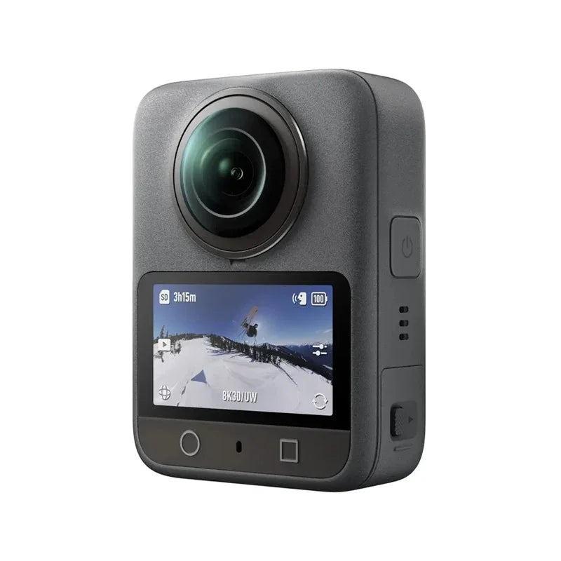 Portable 360 Degree Action Camera with 4K/120fps Mode