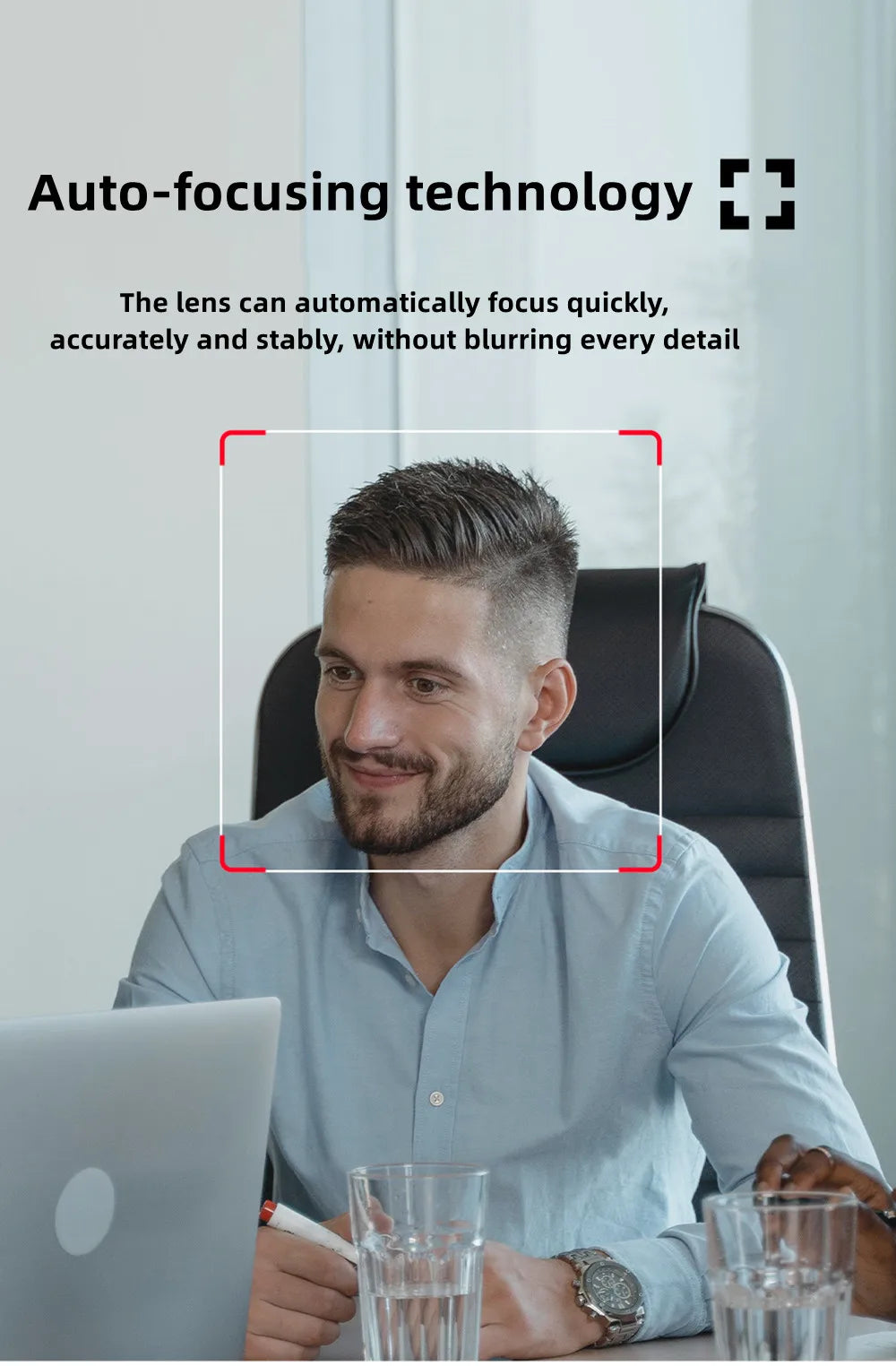 4K 20X Zoom PTZ Camera for Business and Streaming