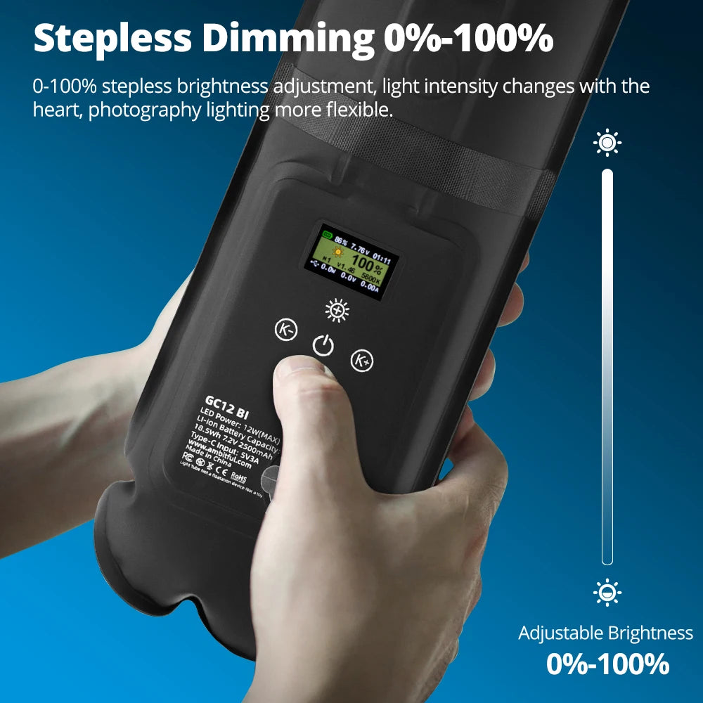 Portable Inflatable LED Soft Light with Adjustable Colour Temperature