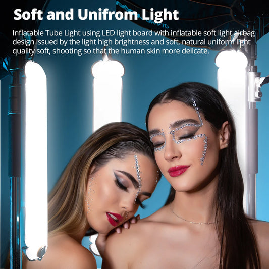 Portable Inflatable LED Soft Light with Adjustable Colour Temperature