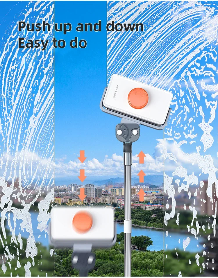 Adjustable Magnetic Glass Brush with Anti-Drop Design 5–26mm