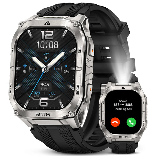 Rechargeable Tactical Smartwatch GPS & Military Grade