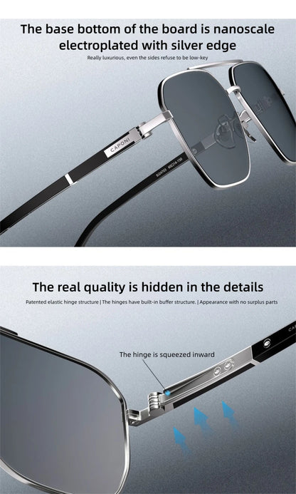 Gray Photochromic Sunglasses with UV Protection