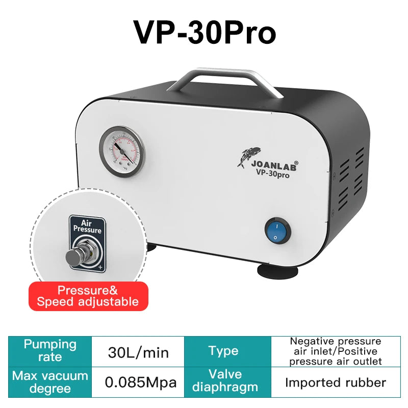 Portable High Flow Laboratory Vacuum Pump Oil-Free Design