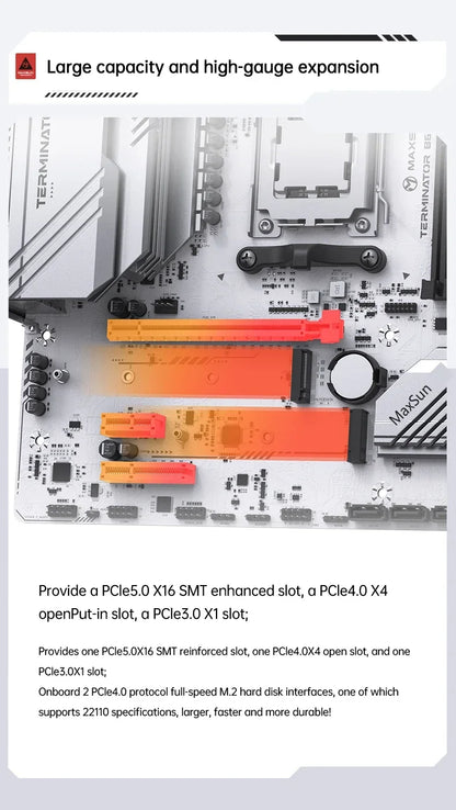 B650M AM5 WiFi DDR5 Motherboard 192GB