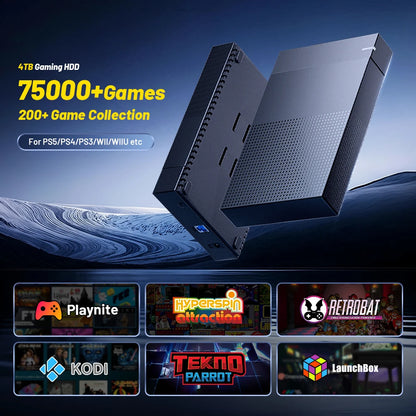 4TB High-Speed HDD for Retro Games & Emulators