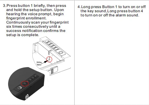 Heavy Duty Portable Safe Fingerprint Password Key Unlock