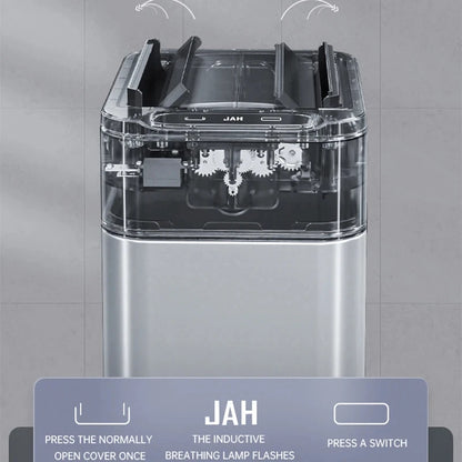 40L Smart Sensor Trash Can White Automatic Lid
