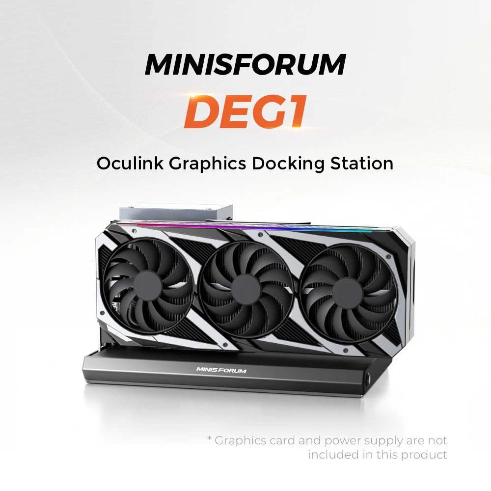 External Graphics Card Dock for RTX 4090 and RX 7900 XTX