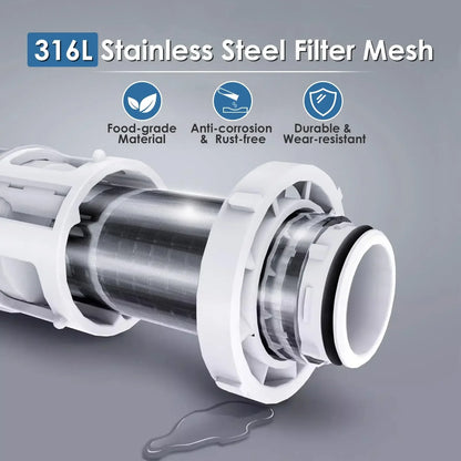 Automatic Whole House Water Filter with Spin Down Prefilter
