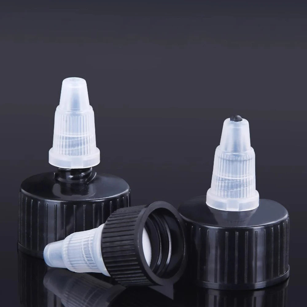 250ml Plastic Extrusion Bottles 100-Pack for Paint & Ink