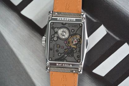 Stylish Salmon Automatic Watch with Small Second Function