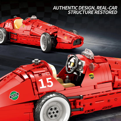 Technical Racing Car Construction Set 1809 Pieces Red Supercar