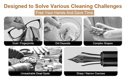 Portable 800mL Ultrasonic Cleaning Machine for Necklaces and Small Parts