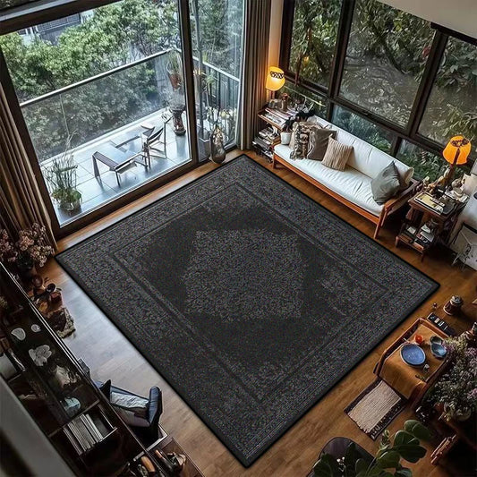 Large Persian Style Rug Non Slip Living Room Carpet