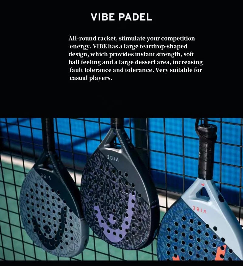 Evo SPEED Carbon Fiber Padel Racket Lightweight Performance