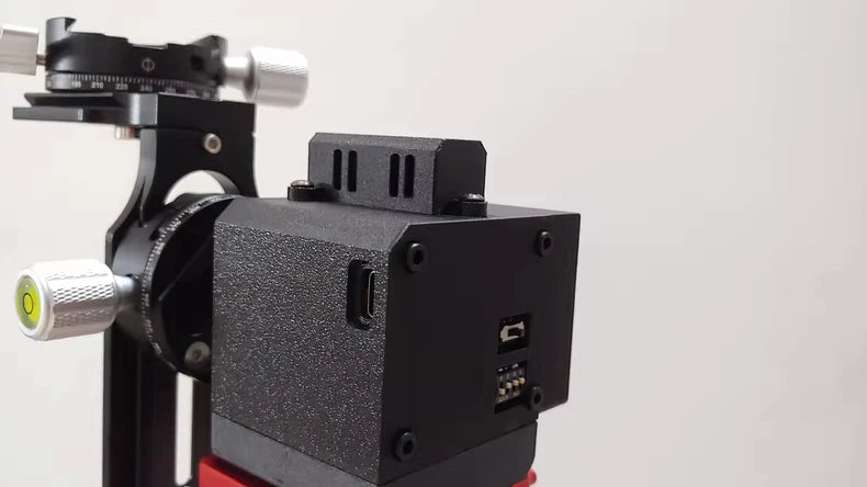 Nano Equatorial Star Tracker with Built-In Laser Pointer