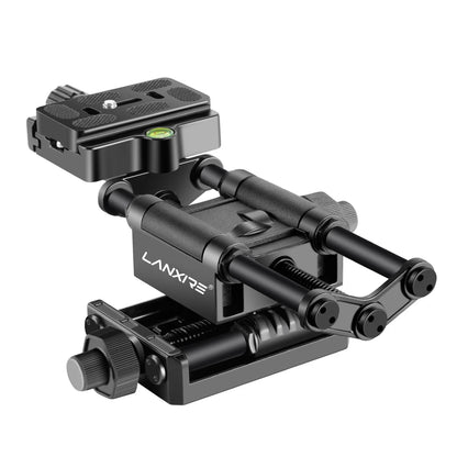 4-Way Macro Focusing Rail Slider with Quick Release Plate