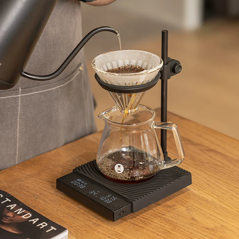 Digital Coffee Scale with Timer and Flow Rate Control