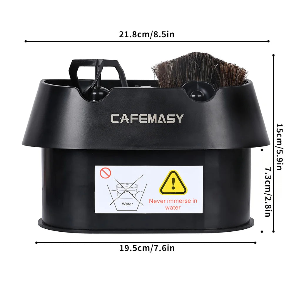 Automatic Coffee Portafilter Cleaner with Built-In Design