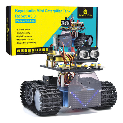 Programmable V3.0 Mini Tank Robot STEM
