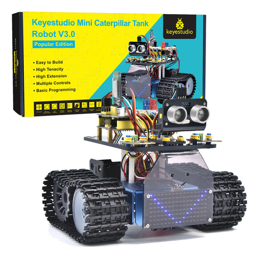 Programmable V3.0 Mini Tank Robot STEM