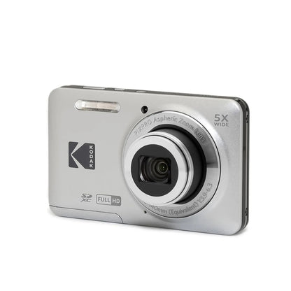 16MP Full HD Digital Camera Silver with LCD