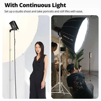 Stainless Steel 4m Studio Light Stand Tripod 10kg