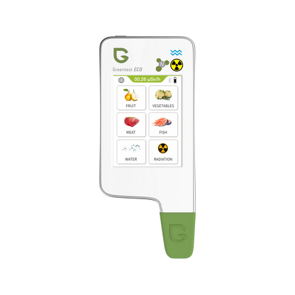 Portable TDS and Radiation Detector for Food Water White