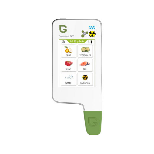 Portable TDS and Radiation Detector for Food Water White