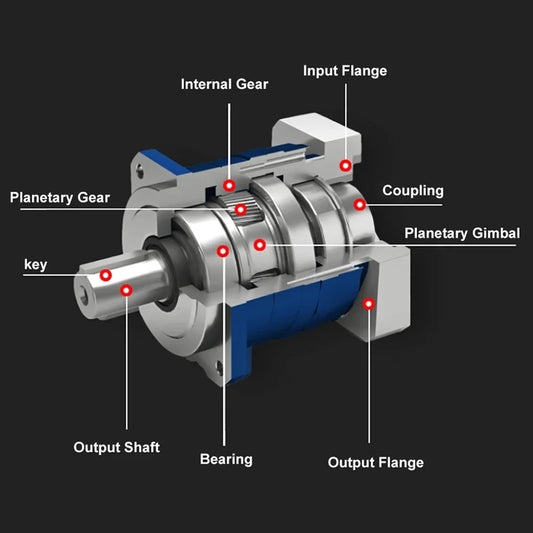 High-Precision Nema 34 Gearbox 14:16 Ratio Stepper