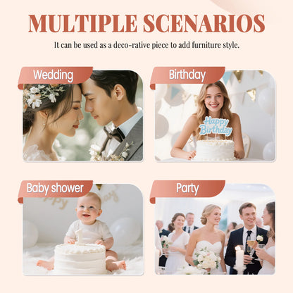 Wedding Party White Video Message Guestbook Telephone