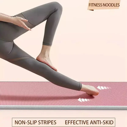 Purple 185x90cm Yoga Mat Non-Slip High Rebound