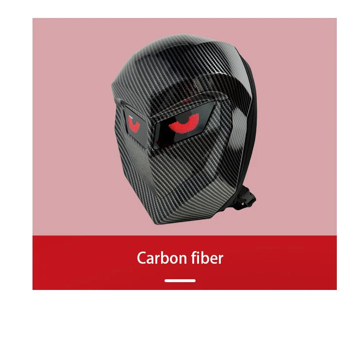 Smart Carbon Fiber LED Backpack for Travel and Cycling