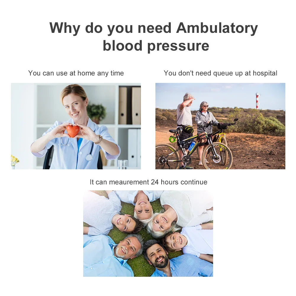 24 Hour BP Monitor with 6 Cuffs and Software