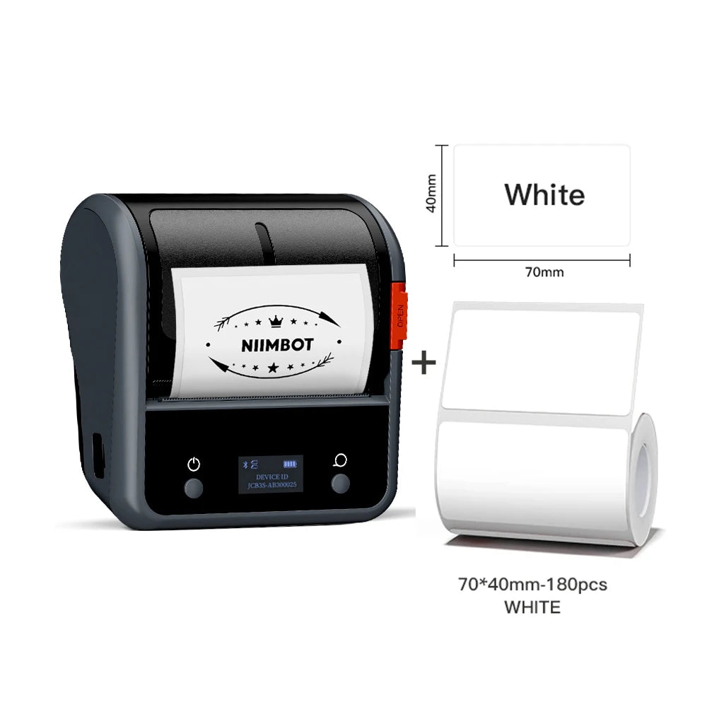 3 Inch Wireless Thermal Label Printer for iOS Android