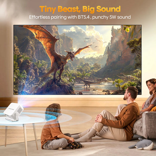 Android 14 Home Cinema Projector 400ANSI Full HD