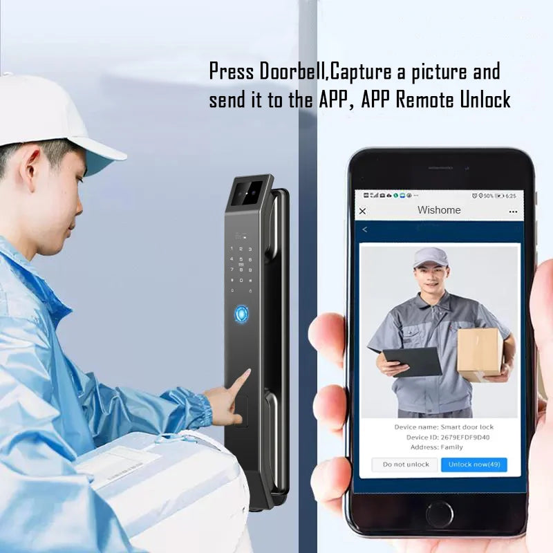 Digital Lock with Camera Fingerprint and Password Access
