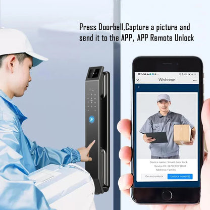 Digital Lock with Camera Fingerprint and Password Access