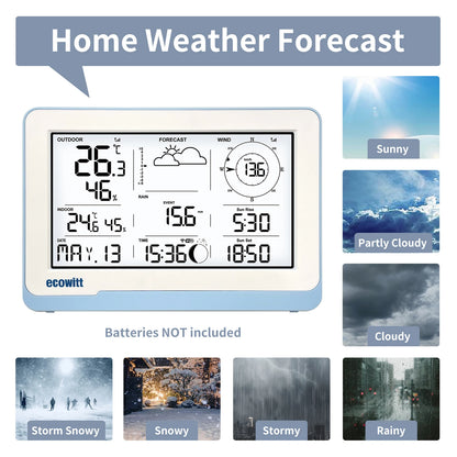 Smart Home Weather Station with Real-Time Outdoor Monitoring