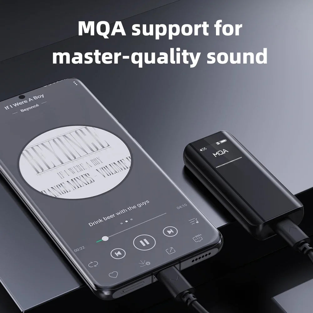 Hi-Res Bluetooth DAC Headphone Amplifier with USB Output