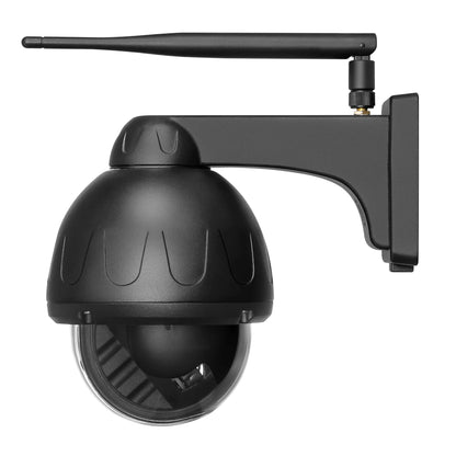 Smart 8MP Outdoor Security Camera with Two Way Audio Black
