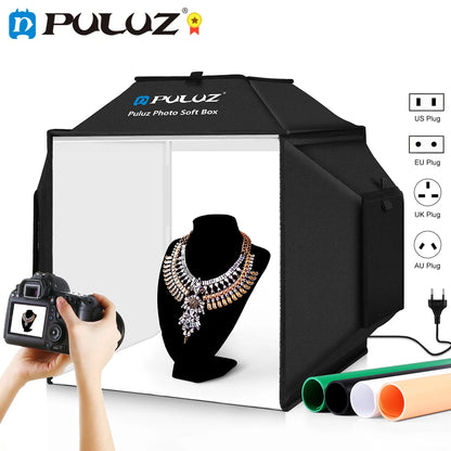 Portable 40cm Photography Light Box with 4 Backdrops