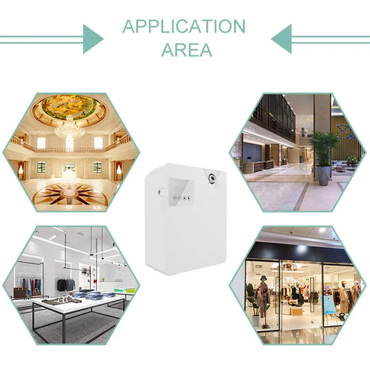 White Aromatherapy Air Freshener with Timer Settings