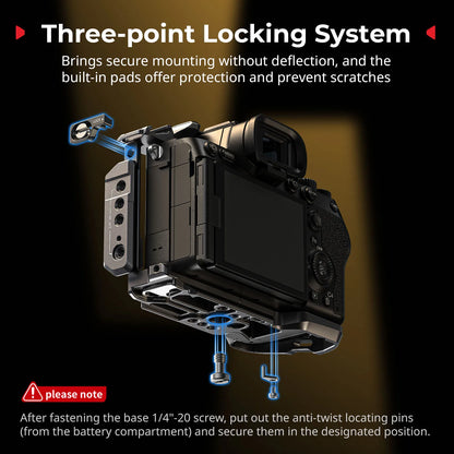 Camera Cage Kit Top Handle HDMI Clamp 6025