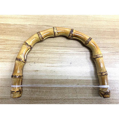 30pcs Bamboo Bag Handles Front Back Gold DIY Replacement