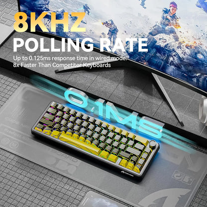 8000Hz Wireless Gaming Keyboard 0.01mm Rapid Trigger