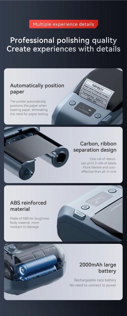 Wireless Sticker Label Maker Compact Standard Package
