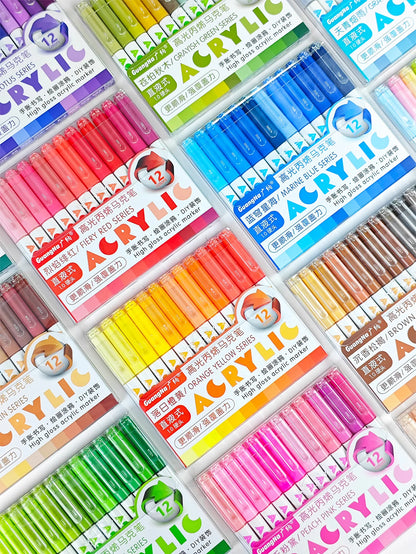 168-Colour Acrylic Marker Pens for Drawing & Crafts